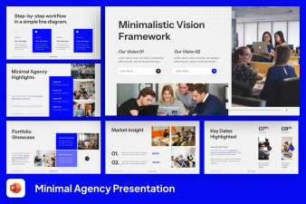 Minimal Agency PowerPoint Template
